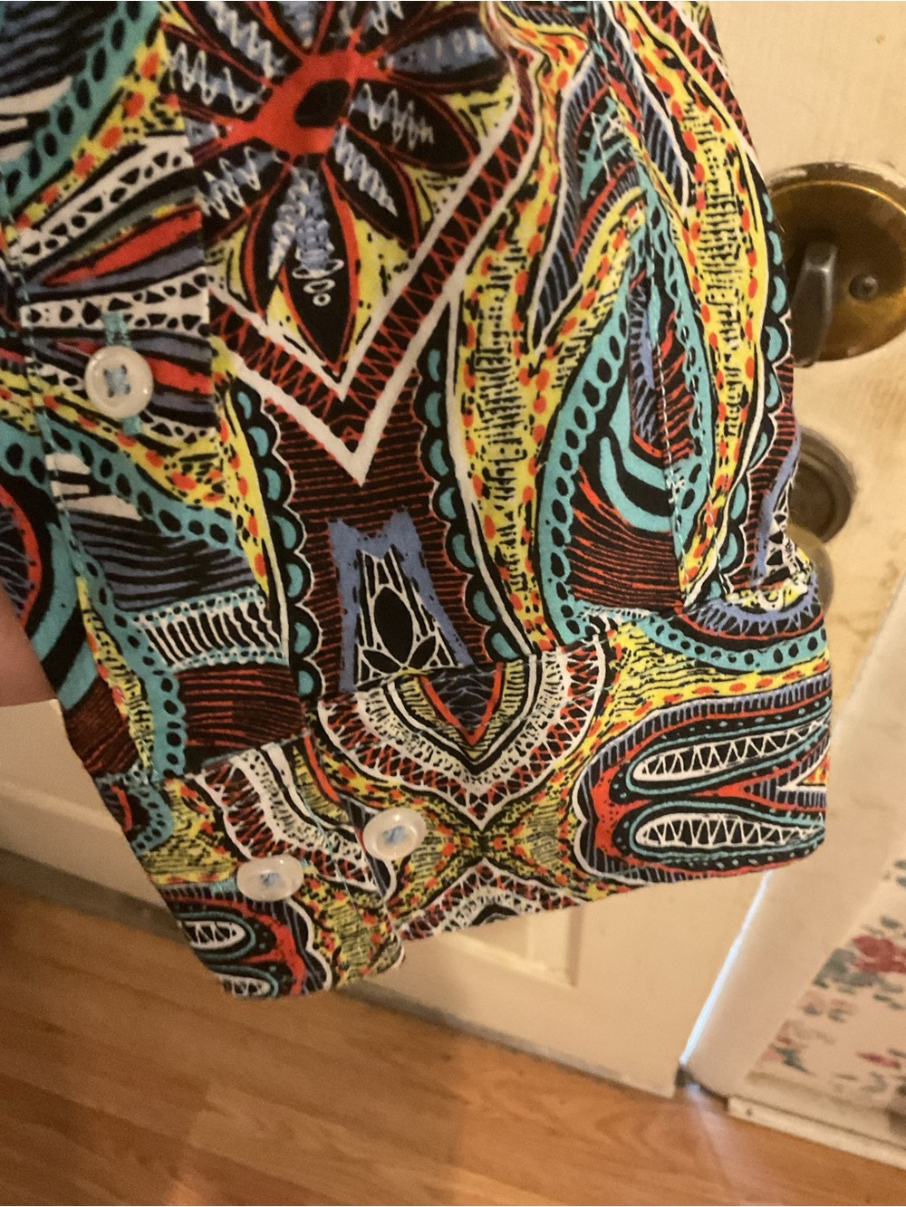 Daniel Cremieux Men's Multicolor Paisley Button-Up Shirt SZ.XXL. 52” Chest 32” L - Picture 3 of 5
